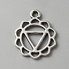 Chakra Zinc Tibetan Style Alloy Pendants FIND-WH0137-06D-AS-1