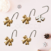 12Pcs Resin with Iron Hook for Bath Curtain FIND-CN0002-31-3