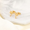 304 Stainless Steel Leaf Stud Earring Kits EJEW-H142-03G-2
