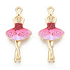 Printed Alloy Pendants ENAM-ZX002-32B-2