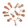 AB Color Plated Dyed Natural Freshwater Shell Beads Strands SHEL-T020-55E-2