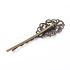 Iron Hair Bobby Pin Findings IFIN-WH0051-93G-2