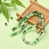 Electroplate Glass Beads Strands EGLA-YW0002-D04-6
