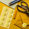 Plastic Self Adhesive Gold Foil Embossed Stickers DIY-WH0211-185-7