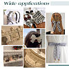 Polyester Hollow Embroidered Lace Trim OCOR-WH0079-13A-7