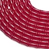 Lab Grown Red Corundum Beads Strands GG-CBAC488-03B-3