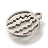 201 Stainless Steel Pendants STAS-R136-01P-01-2