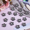 Stainless Steel & Glass Ornaments Accessories AJEW-WH0696-122B-4