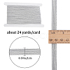 24 Yards Flat Elastic Cord/Band EC-GF0001-34A-2