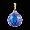 Glass Pendants PALLOY-JF00445-03-2