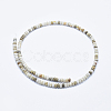 Natural Silver Leaf Jasper Beads Strands G-E444-36B-2