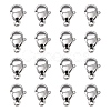 Tarnish Resistant Polished 316 Surgical Stainless Steel Lobster Claw Clasps STAS-R072-11A-1