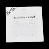 Paper Display Card with Word Stainless Steel CDIS-L009-10-2