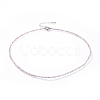 Natural Strawberry Quartz Beaded Necklaces NJEW-JN02492-06-1