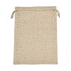Burlap Packing Pouches Drawstring Bags ABAG-Q050-17x23-01-1