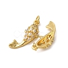 Brass Micro Pave Cubic Zirconia Pendants KK-A271-03D-G-2
