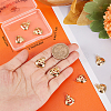 10Pcs Halloween Brass Pendants KK-BBC0005-33-3
