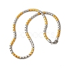 202 Stainless Steel Box Chain Necklaces STAS-A100-10-2