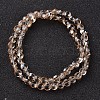 Electroplate Glass Bead Strands EGLA-J137-6mm-A-FR02-2