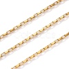 3.28 Feet Ion Plating(IP) 304 Stainless Steel Venetain Chains X-CHS-H007-34G-1