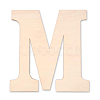 Letter Unfinished Wood Blank Cutouts DIY-ZX040-01M-1