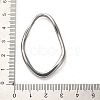 Non-Tarnish 304 Stainless Steel Linking Rings STAS-Q316-04C-P-3