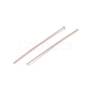 Brass Flat Head Pins X-KK-WH0058-03D-RG-2