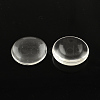 Transparent Glass Cabochons X-GGLA-R026-40mm-1