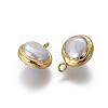 Natural Cultured Freshwater Pearl Pendants PEAR-F011-55G-2