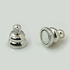 Brass Magnetic Clasps with Loops KK-G079-N-3