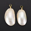 Shell Pendants SSHEL-T014-48A-3