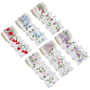 12 Yards 6 Styles Polyester Silk Embroidery Ribbon DIY-NB0014-02A-1