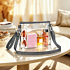 Waterproof Transparent PVC Crossbody Bags AJEW-WH20115-05A-3