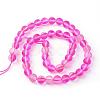 Synthetic Moonstone Beads Strands G-R375-10mm-A-3