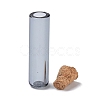 Tube Glass Cork Bottles Ornament AJEW-O032-04C-3