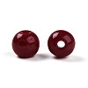 Opaque Solid Color Glass Beads X1-GLAA-N007-6mm-A04-2