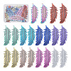 40Pcs 10 Colors 201 Stainless Steel Filigree Pendants STAS-TA0001-92-11