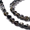 Electroplate Glass Beads Strands EGLA-L038-HR02-3