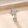 304 Stainless Steel Cuff Rings FS-WG8D32D-08-1