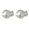 Tibetan Style Alloy Beads TIBEB-L008-01A-AS-1