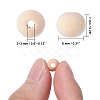 Round Unfinished Wood Beads X-WOOD-Q008-8mm-LF-2