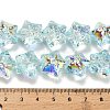 Electroplate Baking Paint Glass Beads Strands EGLA-K061-12A-AB08-4