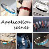3Pcs 3 Color 304 Stainless Steel Grooved Bangles FIND-UN0002-09-6