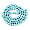 Baking Paint Glass Beads Strands DGLA-N016-8mm-08-2