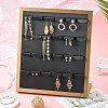 PU Leather Earring Displays EDIS-L003-02-4