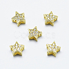 Brass Micro Pave Cubic Zirconia Pendants X1-ZIRC-G130-09G-NR-1