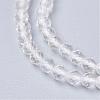 Natural Quartz Crystal Beads Strands G-D166-B-2mm-1