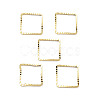 Brass Beads Frames KK-M288-01G-C-1