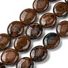 Natural Mahogany Obsidian Beads Strands G-K365-B09-03-1
