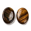 Natural Tiger Eye Oval Worry Stone X-G-R487-01D-2